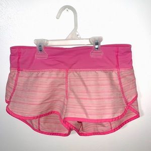 Lululemon Pink Speed Up Short 2.5”
